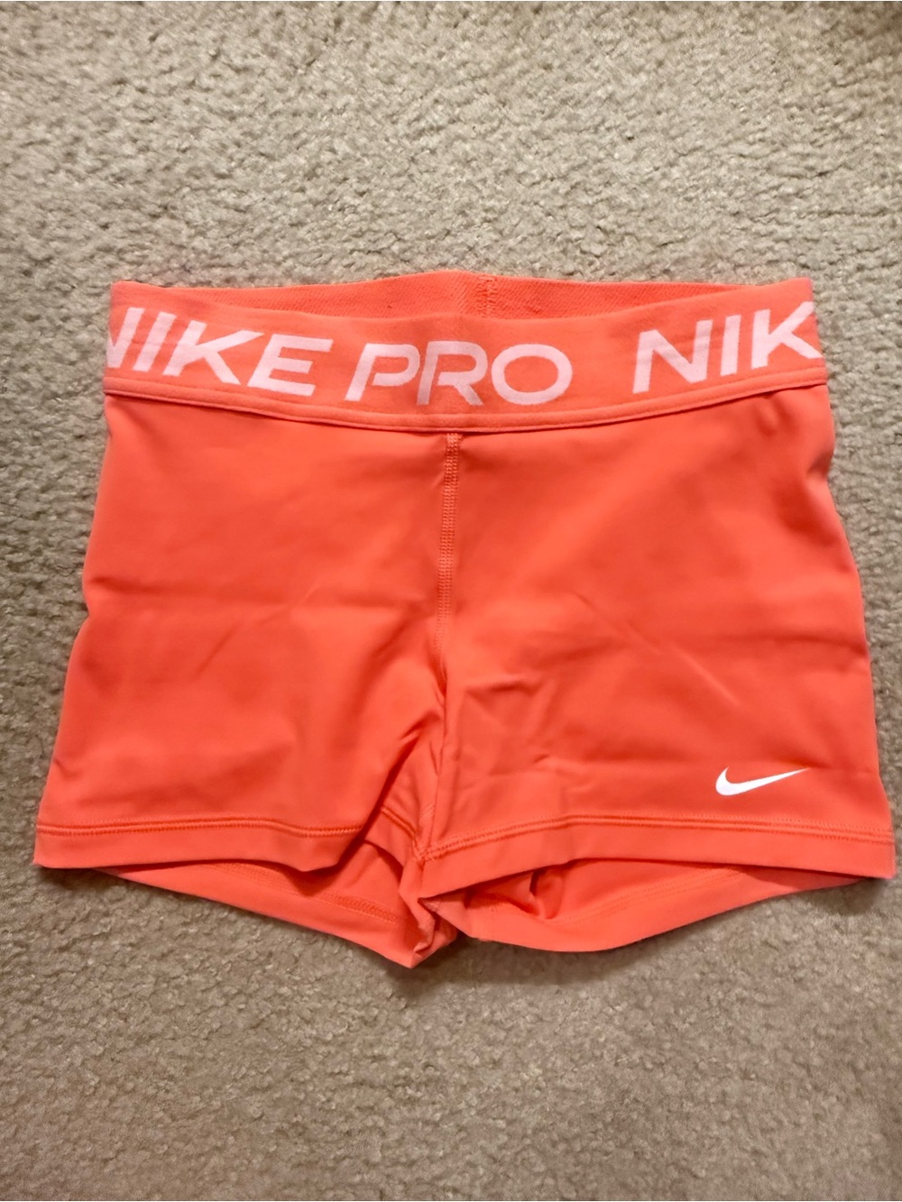 Nike Pros in Coral (Brand New)